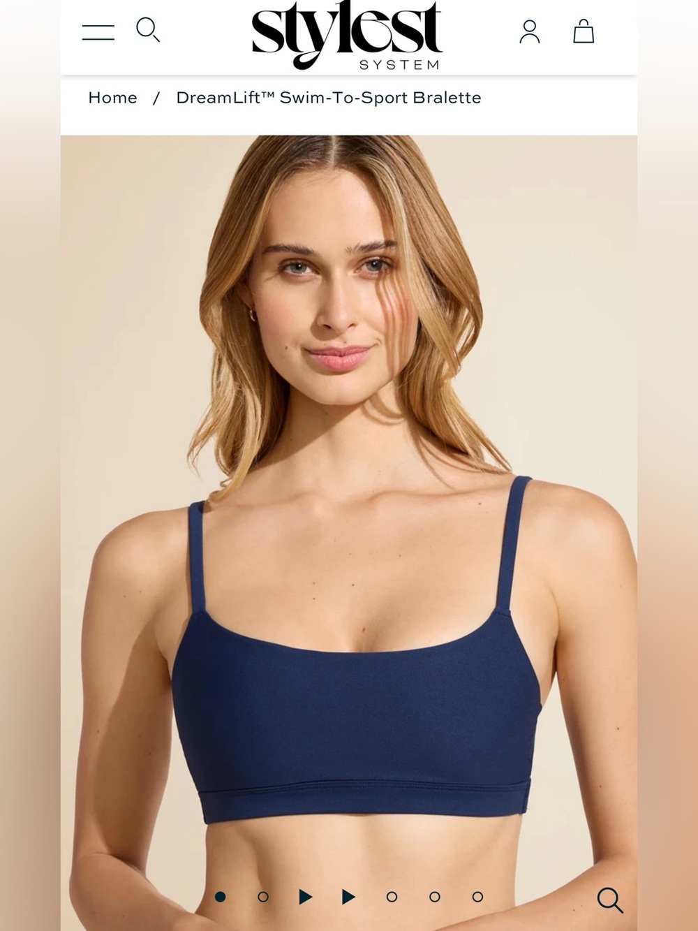 Dreamlift Swim to Sport Bralette Bathing Suit Top